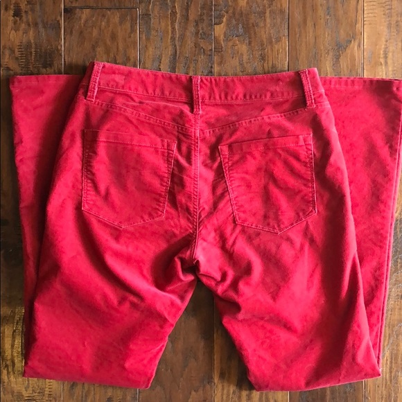 Loft red corduroy pants - Picture 3 of 8